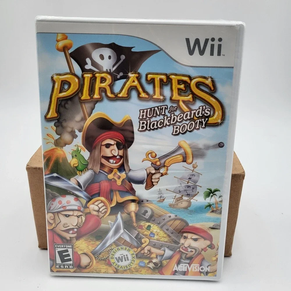 Nintendo Wii Kids Games Crazy Golf, Big Beach Sports, Pirates Blackbeard's Booty